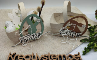 Osterkörbchen basteln