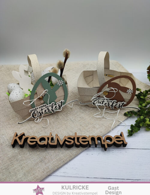 Osterkörbchen basteln