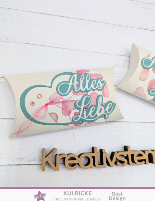 Kissenbox Alles Liebe