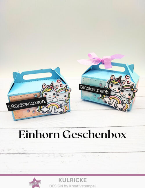 Einhorn Geschenbox