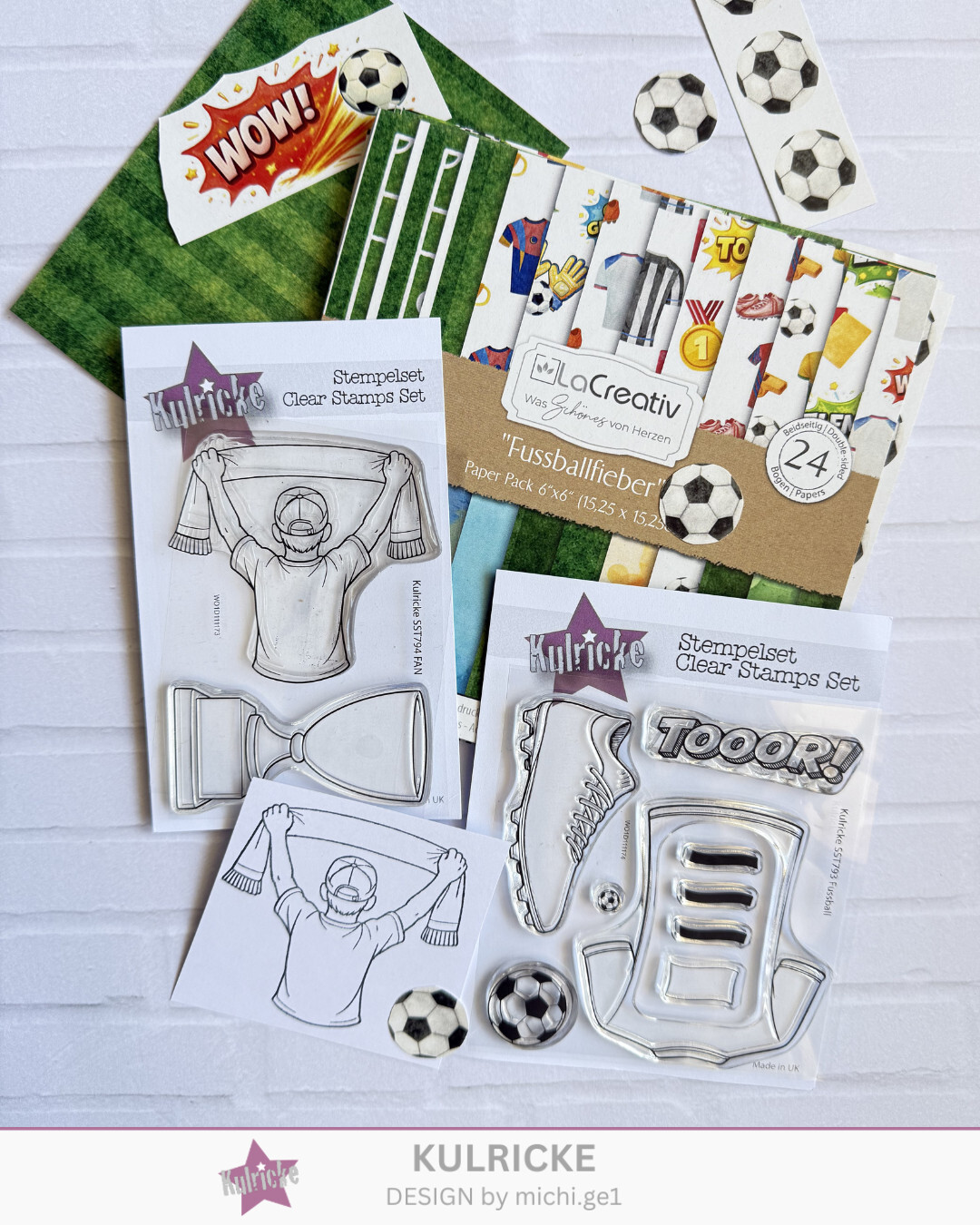 Karte für einen Fussballfan…