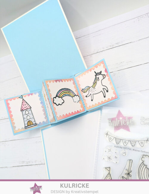 Einhorn Zauber Panel Card