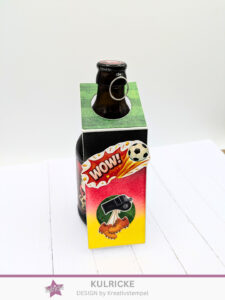 Flaschenanhänger Fussballfieber