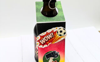 Flaschenanhänger Fussballfieber