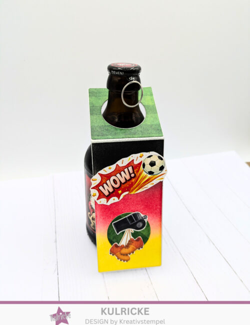 Flaschenanhänger Fussballfieber