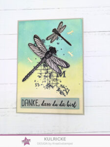 Dankeskarte im Vintage Style
