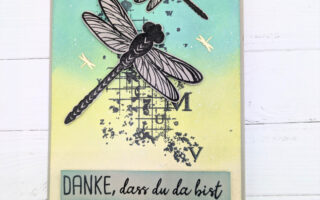 Dankeskarte im Vintage Style