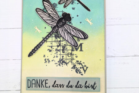 Dankeskarte im Vintage Style