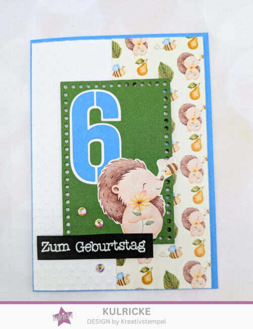 Karte zum Kindergeburtstag